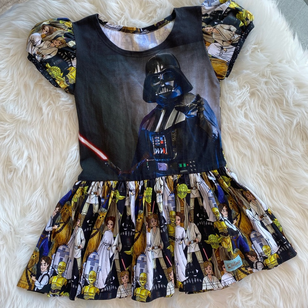 Sweet petunia earth Vader peplum size 6 nwot